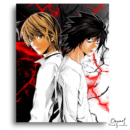 Death Note: L & Light - Anime Diamond Painting
