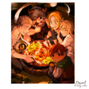 Delicious in Dungeon: Eating - Anime Diamond Painting