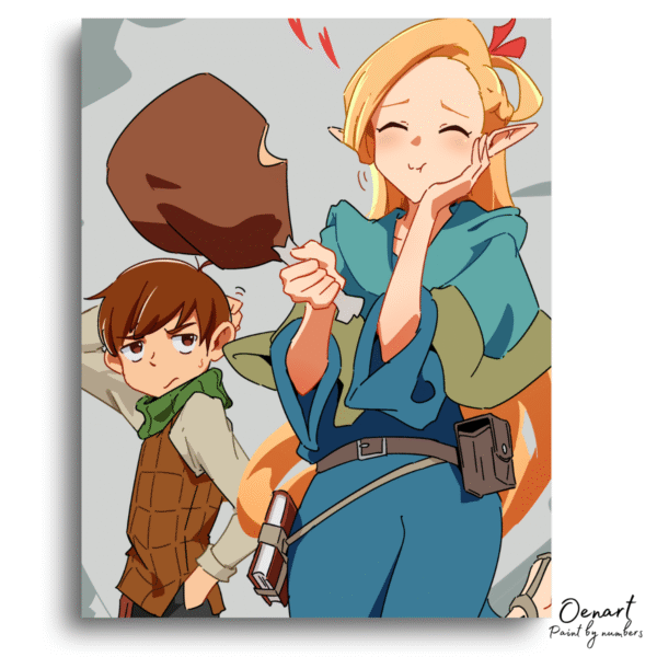 Delicious in Dungeon: Marcille & Chilchuck - Anime Paint By Numbers kit