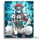 Demon Slayer: Akaza - Anime Paint By Numbers Kit-Oenart™