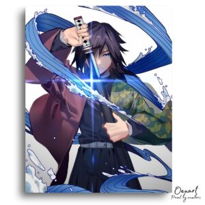 Demon Slayer: Giyu - Anime Paint By Numbers Kit