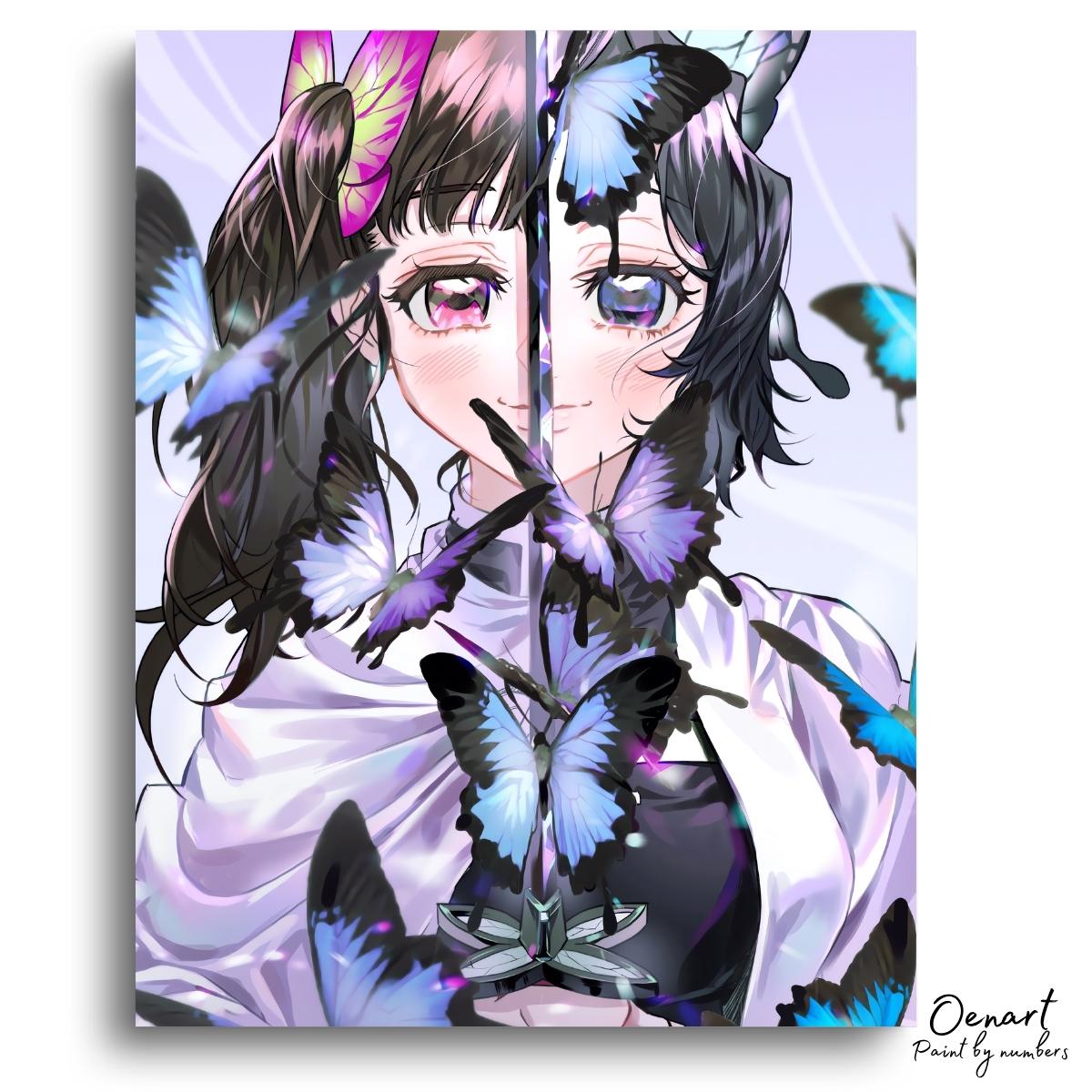 Demon Slayer: In Two - Anime Diamond Painting