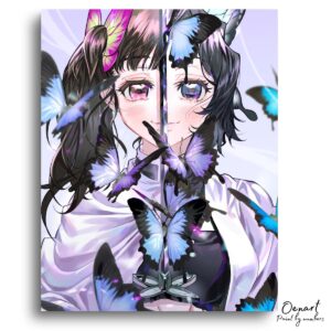 Demon Slayer: In Two - Anime Paint By Numbers Kit