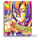 Demon Slayer: Obanai Pop Art - Anime Diamond Painting