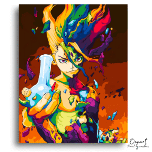 Dr. Stone: Senku Ishigami Pop Art - Anime Diamond Painting