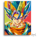 Dragon Ball Z: Goku Super Saiyan Smile - Anime Diamond Painting