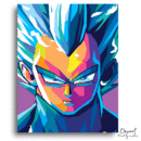 Dragon Ball Z: Vegeta Super Saiyan Blue - Anime Diamond Painting