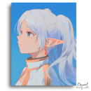 Frieren Beyond Journey's End: Sad - Anime Diamond Painting