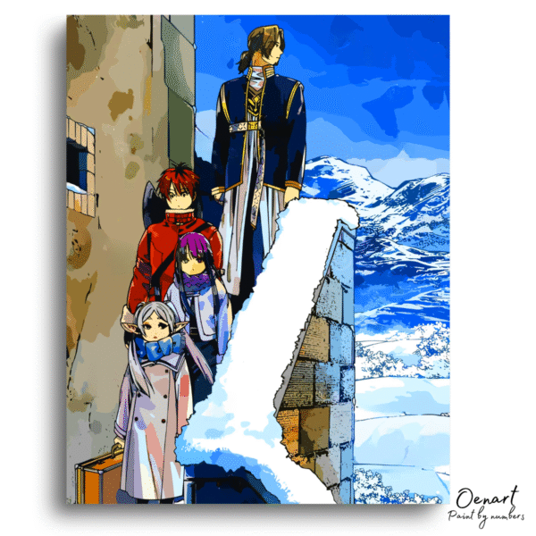 Frieren Beyond Journey's End: Vol 4 Cover - Anime Diamond Painting
