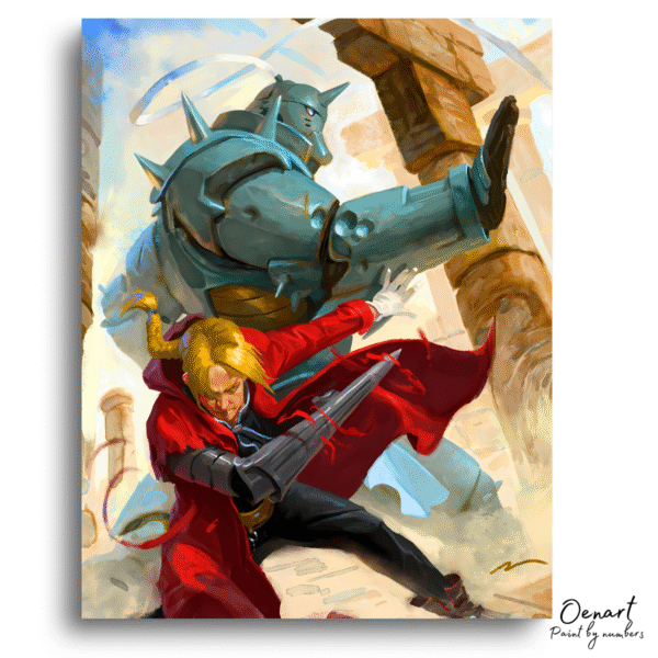 Fullmetal Alchemist Brotherhood: Edward and Alphonse - Anime Diamond Painting