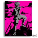 Hell's Paradise: Pink - Anime Paint By Numbers Kit