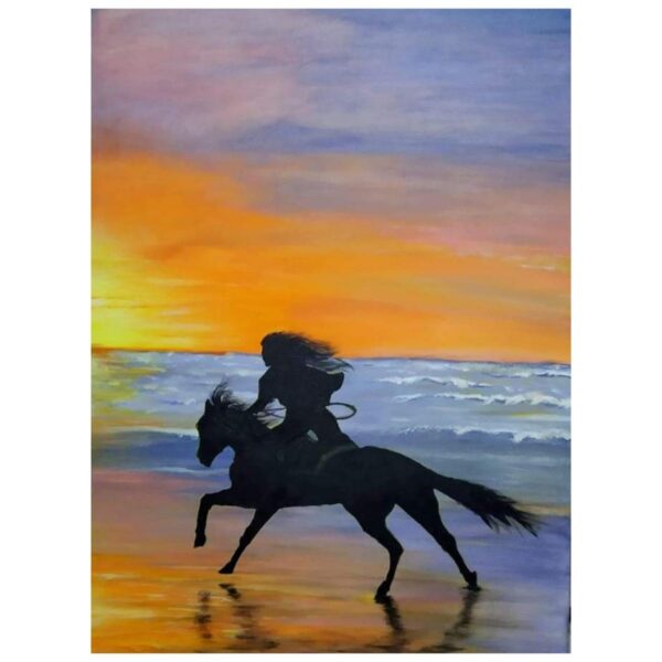 Horse & Sea - Paint By Numbers Kit - Image 2