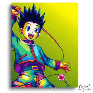 Hunter × Hunter: Gon Freecss Pop Art - Anime Diamond Painting