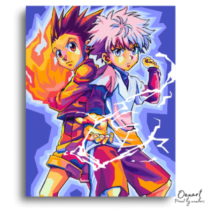 Hunter × Hunter: Gon and Killua Pop Art - Anime Diamond Painting