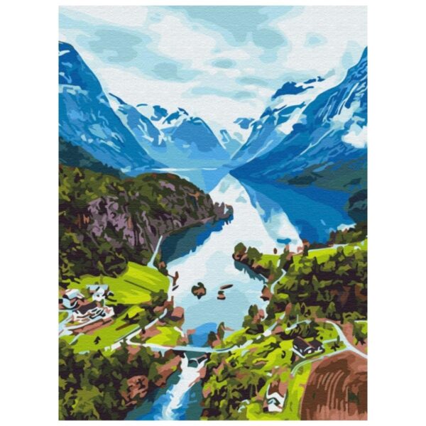 Iceland - Paint By Numbers Kit - Image 2