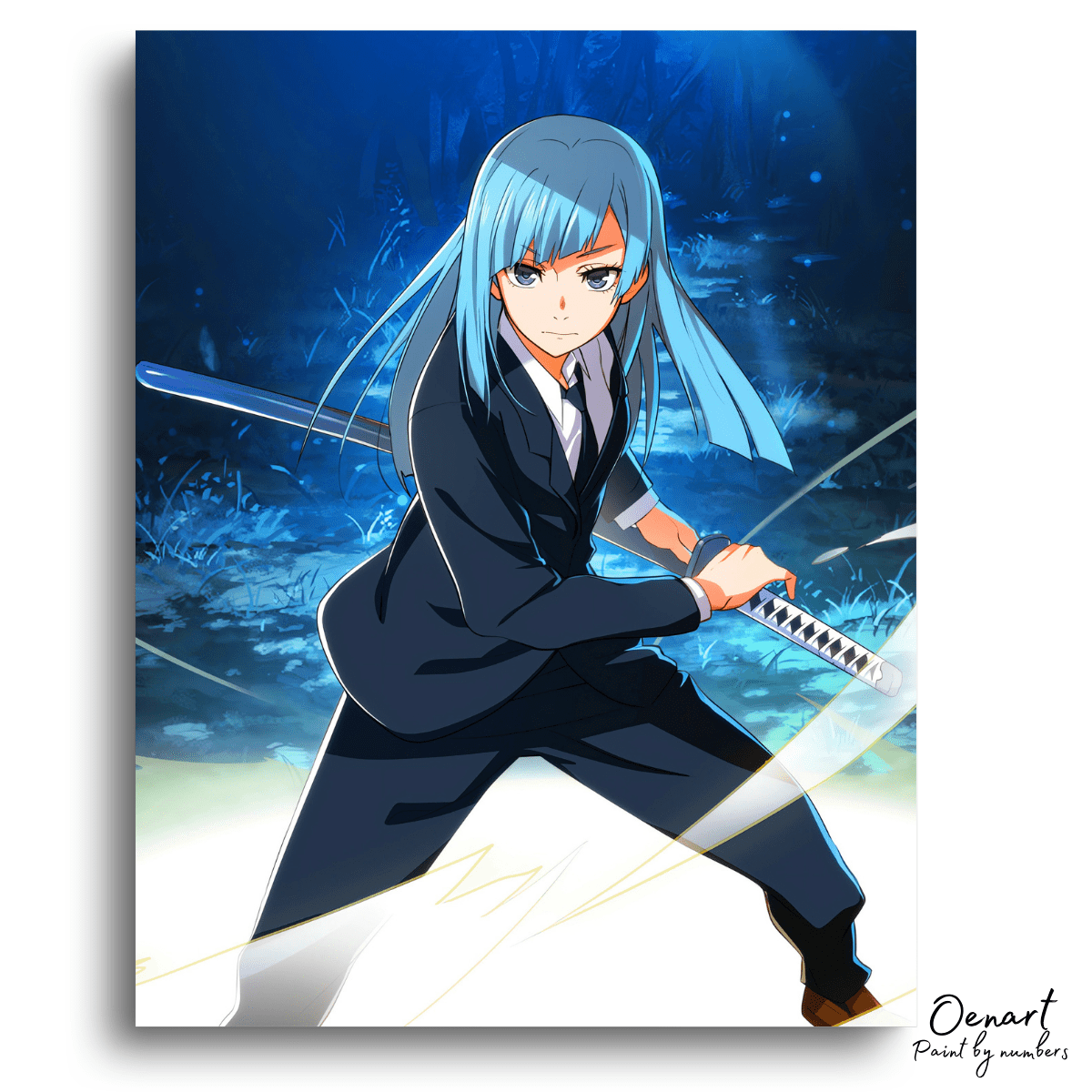 Jujutsu Kaisen: Miwa Kasumi - Anime Paint By Numbers Kit - Oenart