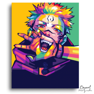 Jujutsu Kaisen: Sukuna Ryomen Pop Art - Anime Diamond Painting