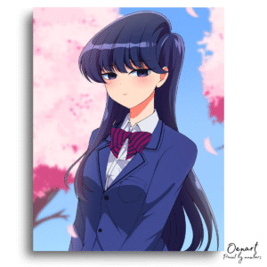 Komi Can't Communicate: Cute Komi - Anime Paint By Numbers Kit