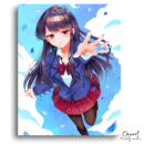 Komi Can't Communicate: Kawaii Komi - Anime Diamond Painting