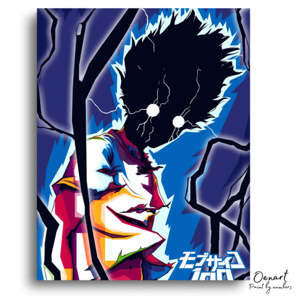 Mob Psycho 100: Shigeo 100 Percent - Anime Paint By Numbers Kit-Oenart™