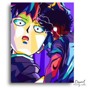 Mob Psycho 100: Shigeo Kageyama Pop Art - Anime Diamond Painting