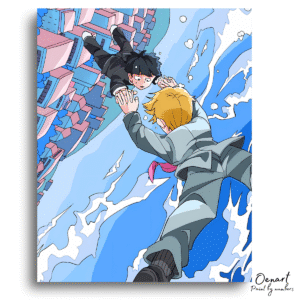 Mob Psycho 100: Shigeo & Reigen - Anime Diamond Painting