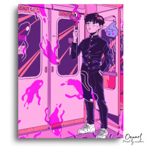 Mob Psycho 100: Shigeo and Ekubo - Anime Diamond Painting