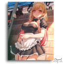 My Dress Up Darling: Marin Maid Cosplay - Anime Paint By Numbers Kit