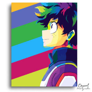 My Hero Academia: Izuku Midoriya Wpap Pop Art - Anime Diamond Painting