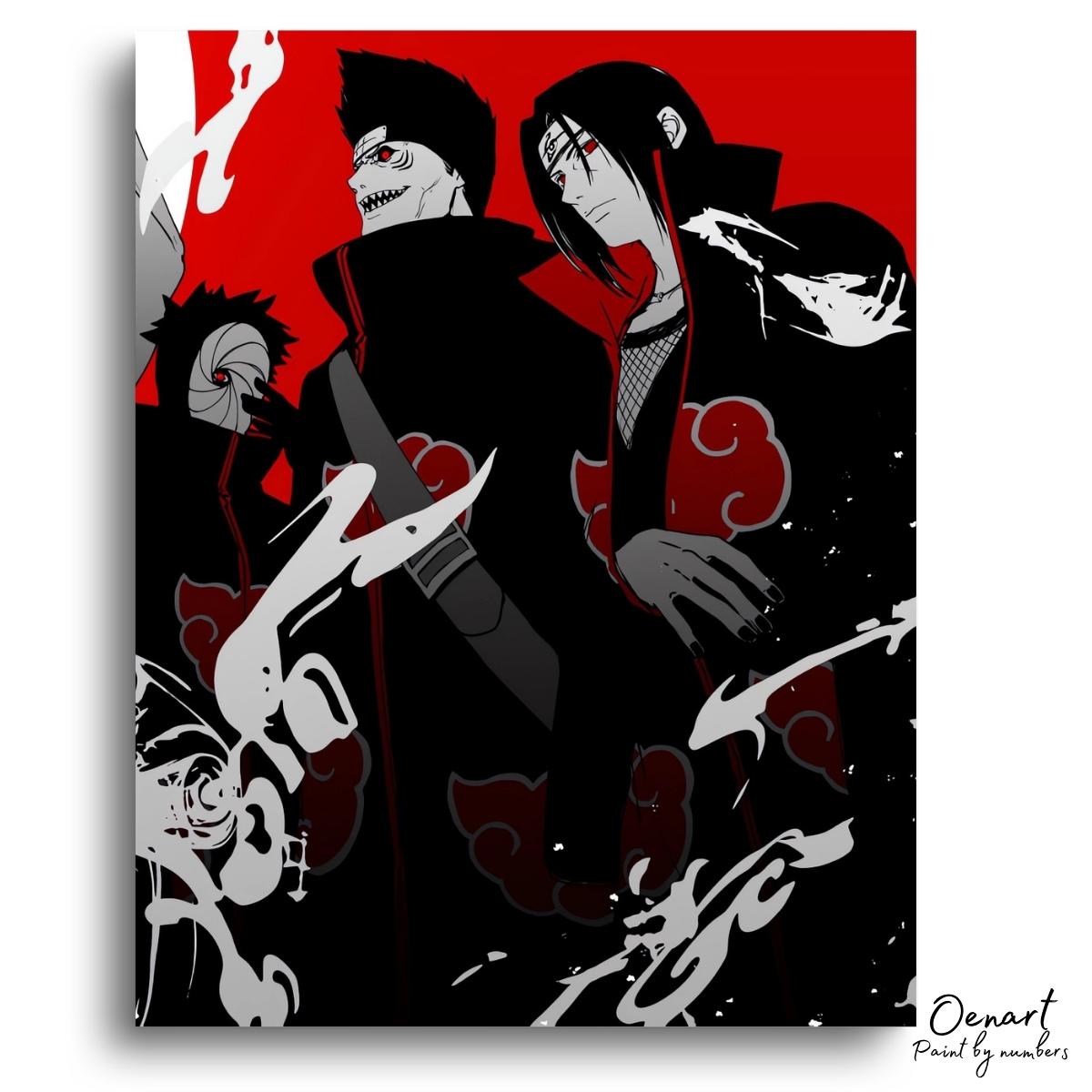 Naruto Shippuden: Akatsuki D2 - Anime Diamond Painting