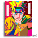 Naruto Shippuden: Naruto Pop Art - Anime Diamond Painting