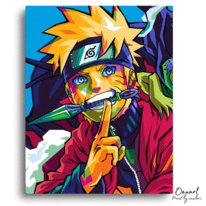 Naruto Shippuden: Naruto Sage Mode Pop Art - Anime Diamond Painting