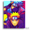 Naruto Shippuden: Naruto and Kakashi - Anime Diamond Painting