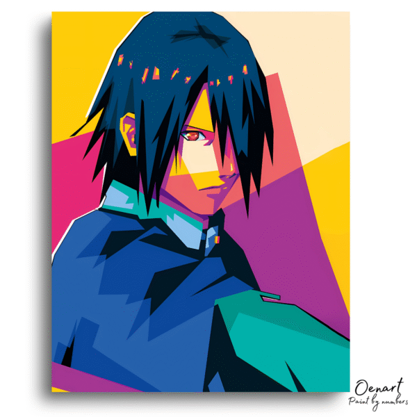 Naruto Shippuden: Sasuke Pop Art - Anime Diamond Painting