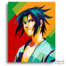 Naruto Shippuden: Uchiha Sasuke Pop Art - Anime Diamond Painting