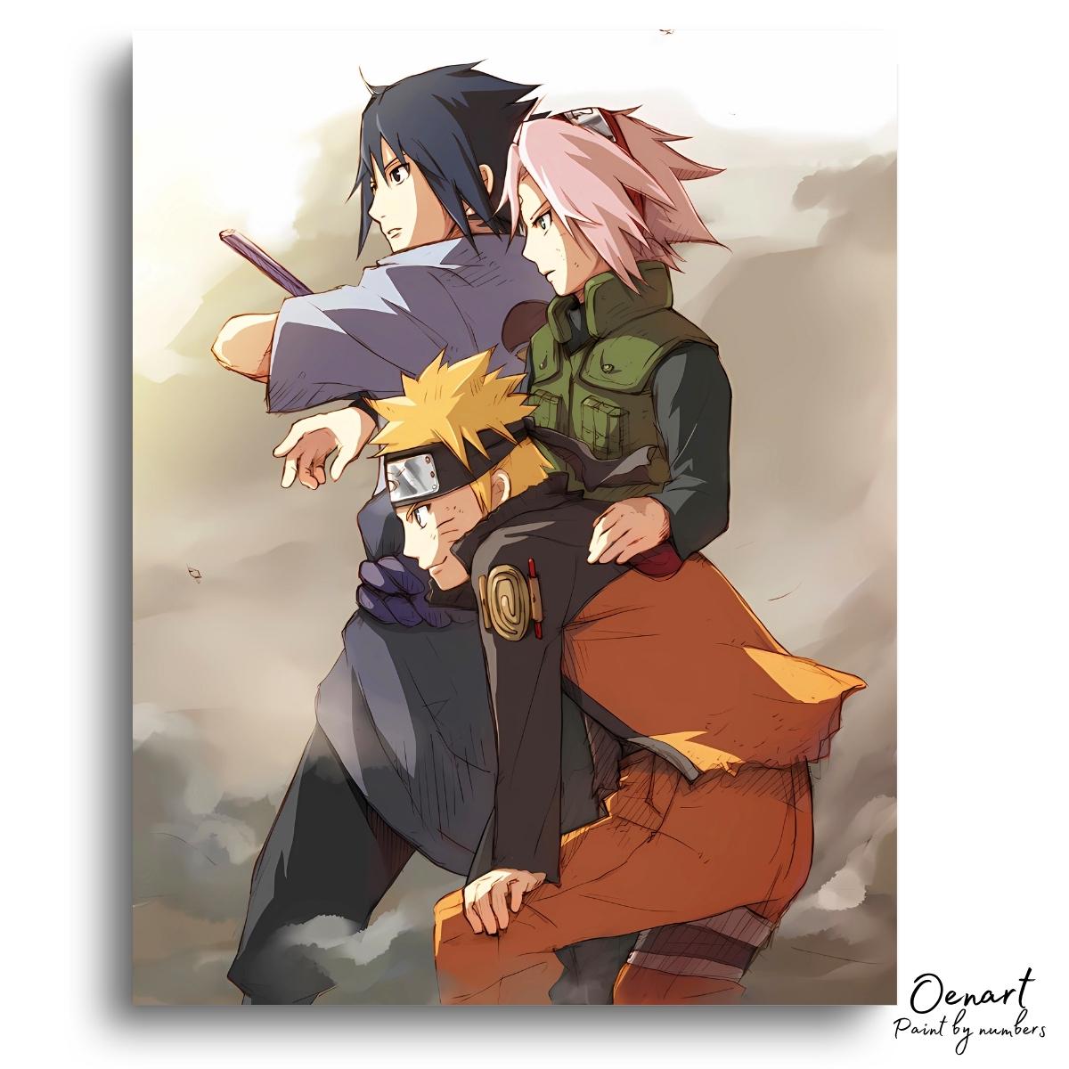 Naruto Shippuuden: The Team - Anime Diamond Painting
