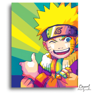 Naruto Uzumaki Pop Art - Anime Diamond Painting