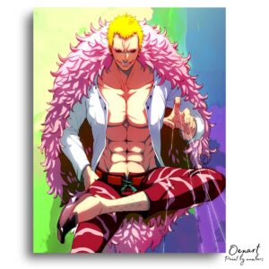 One Piece: Donquixote Doflamingo - Anime Paint By Numbers Kit