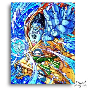 One Piece: Jinbe Paint - Anime Paint By Numbers Kit