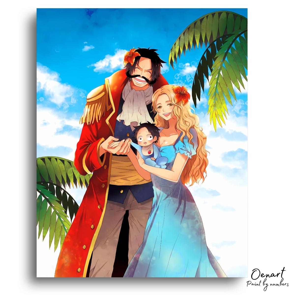 One Piece: Roger & Rouge - Anime Diamond Painting