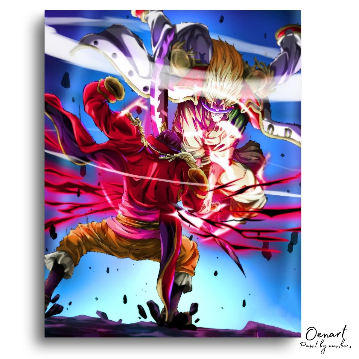One Piece: Roger vs Whitebeard - Anime Diamond Painting