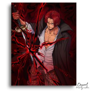 One Piece: Shanks - Anime Paint By Numbers Kit