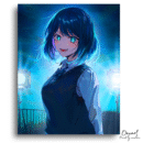 Oshi no Ko: Akane Star Eyes - Anime Diamond Painting