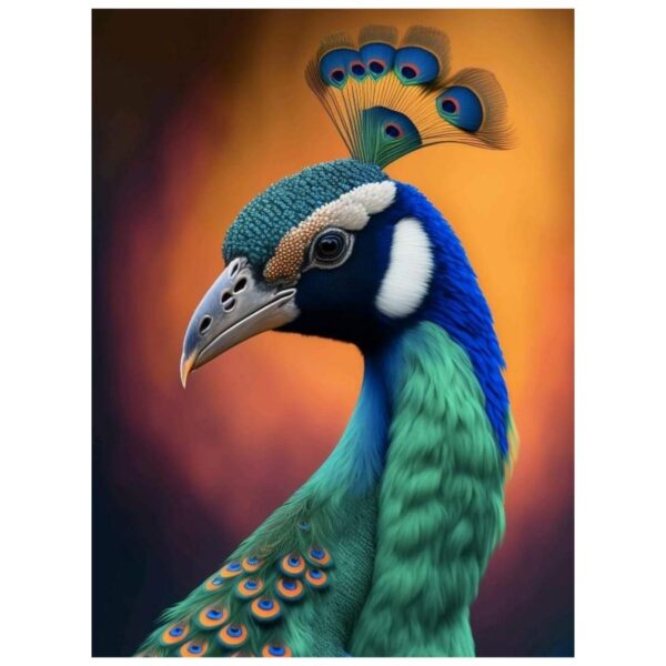 Peacock Beauty - Paint By Numbers Kit - Image 2