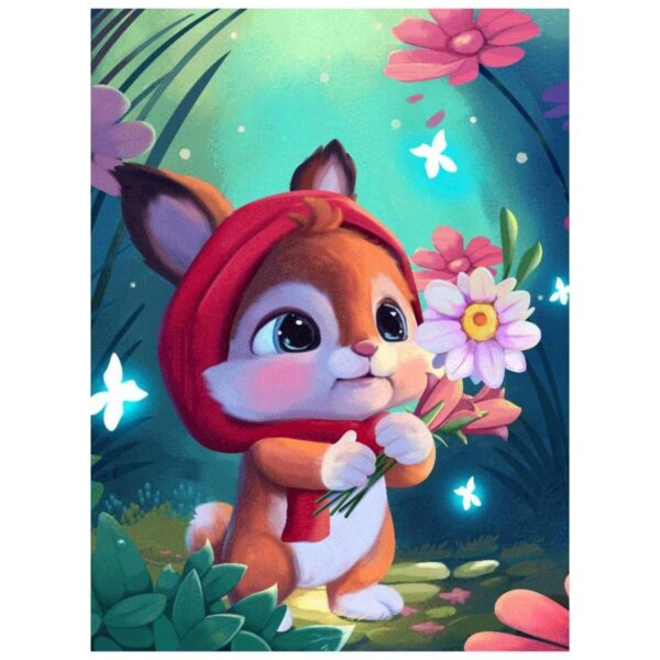 Rabbit Baby: Paint By Numbers Kit - Image 2