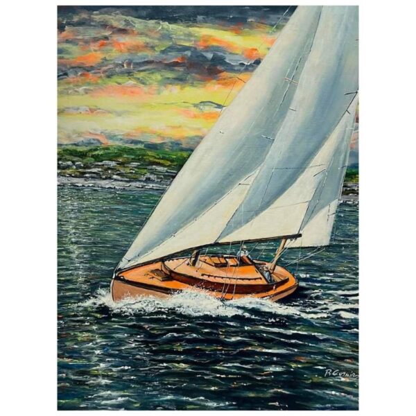 Sailboat - Paint By Numbers Kit - Image 2