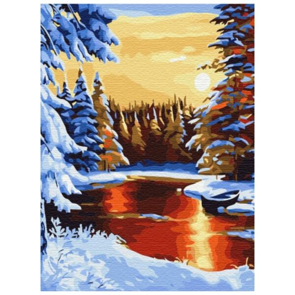 Snow & Sun - Paint By Numbers Kit - Image 2