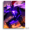 Solo Leveling: Igris Purple - Anime Diamond Painting