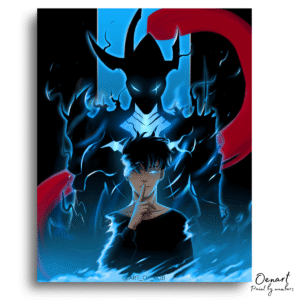 Solo Leveling: Jin Woo and Igris - Anime Diamond Painting
