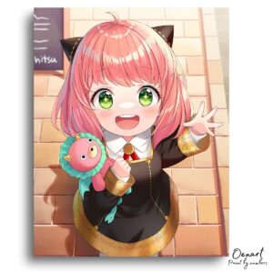 Spy x Family: Anya & Tady - Anime Paint By Numbers Kit